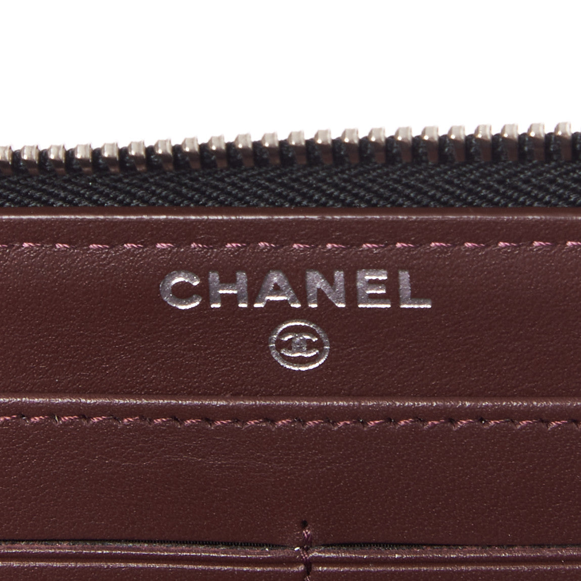 Caviar Quilted Large Gusset Zip Around Wallet Black