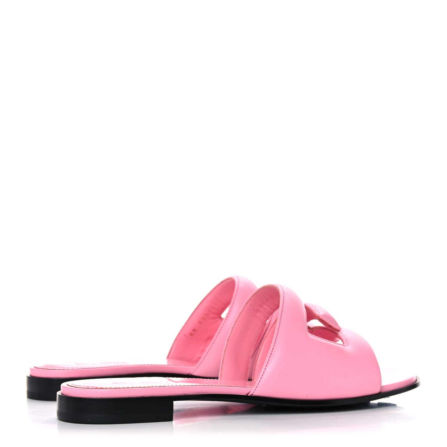 Nappa G Flat Sandals 38 Baby Pink