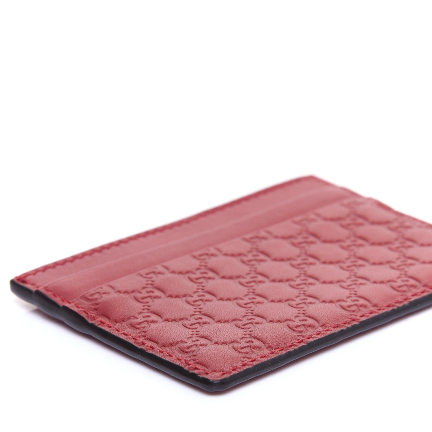 Gucci Microguccissima Card Holder Red 6 of 8