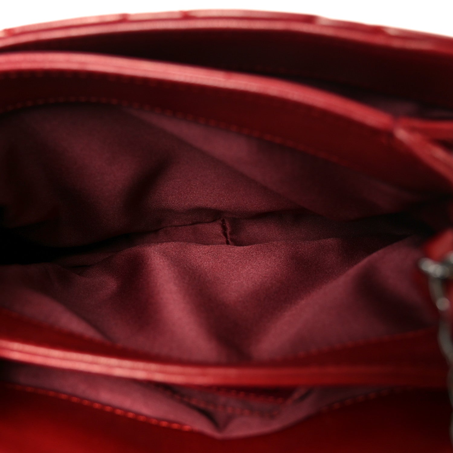Chanel Lambskin Quilted Mini Chanel 3 Flap Red 5 of 10