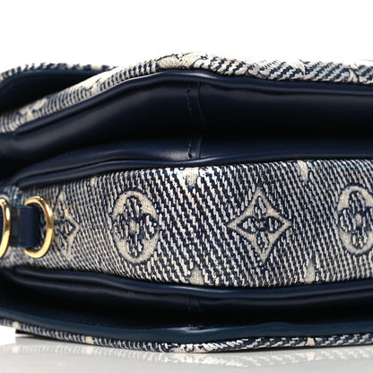 Louis Vuitton Monoglam Pochette Metis East West Blue 9 of 11