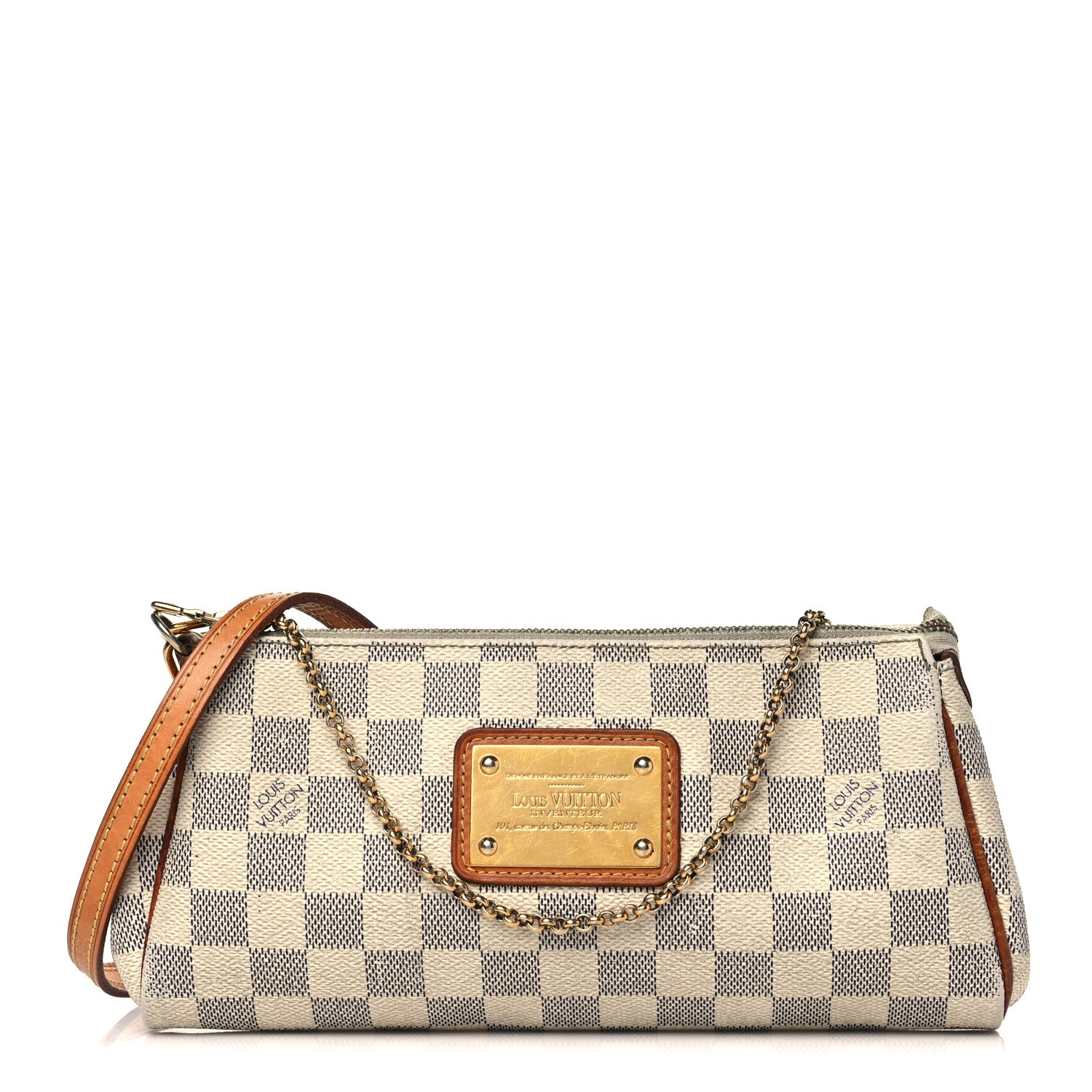 Louis Vuitton Damier Azur Eva Clutch 1 of 11