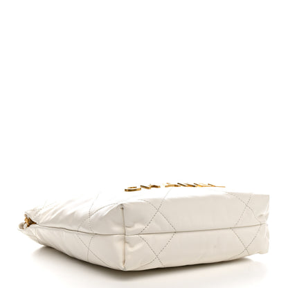 Chanel Shiny Calfskin Quilted Mini Chanel 22 White 4 of 15