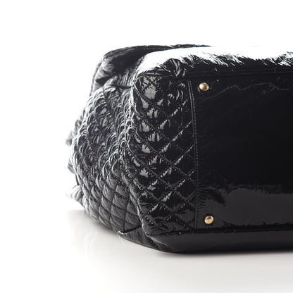 Chanel Vinyl XXL Rock and Chain Flap Black 8 of 9