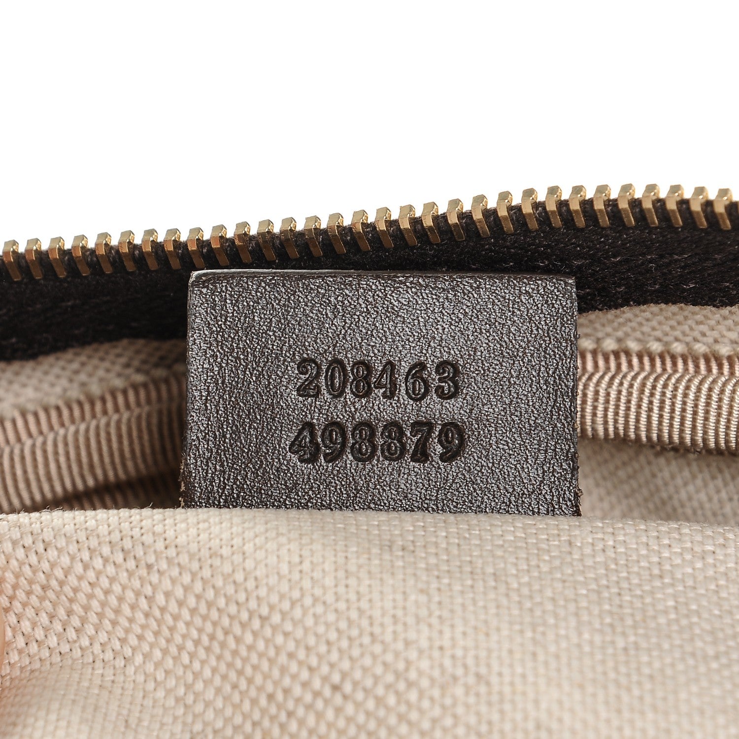 Gucci GG Plus Monogram Selleria Calfskin Briefcase Beige Ebony Cocoa 7 of 7
