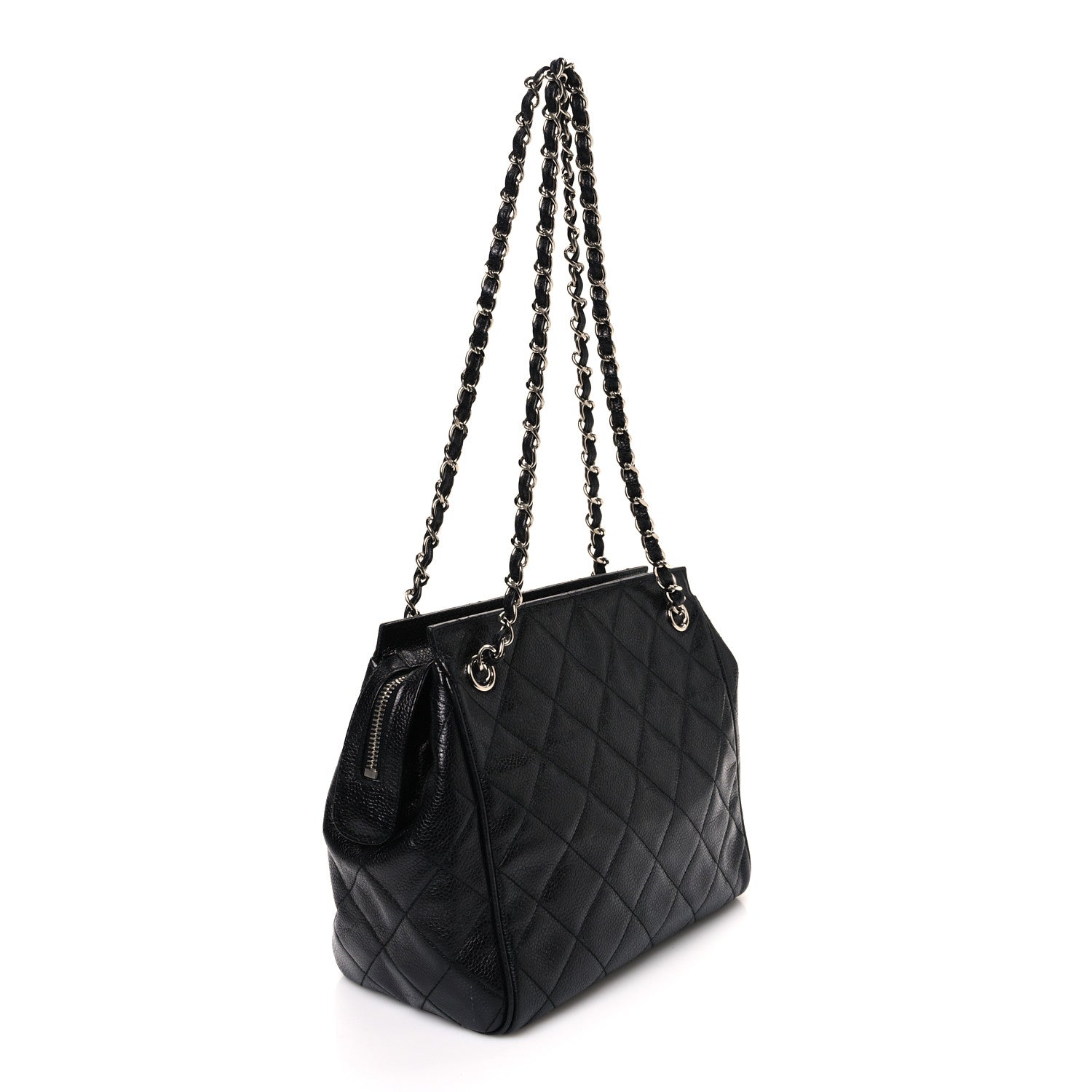 Chanel Caviar Quilted Shoulder Bag Black 3 of 12
