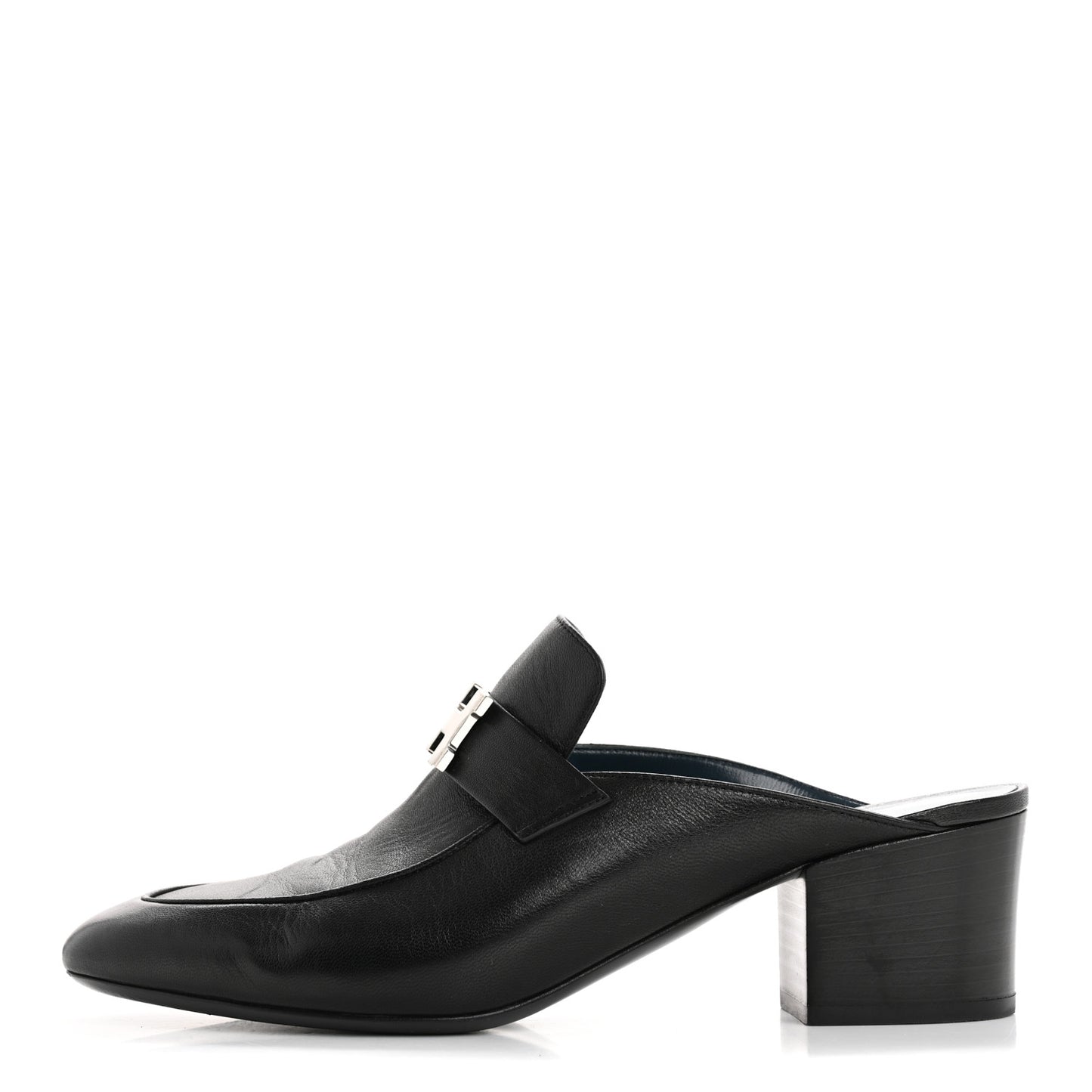 Goatskin Paradis Mules 40 Black