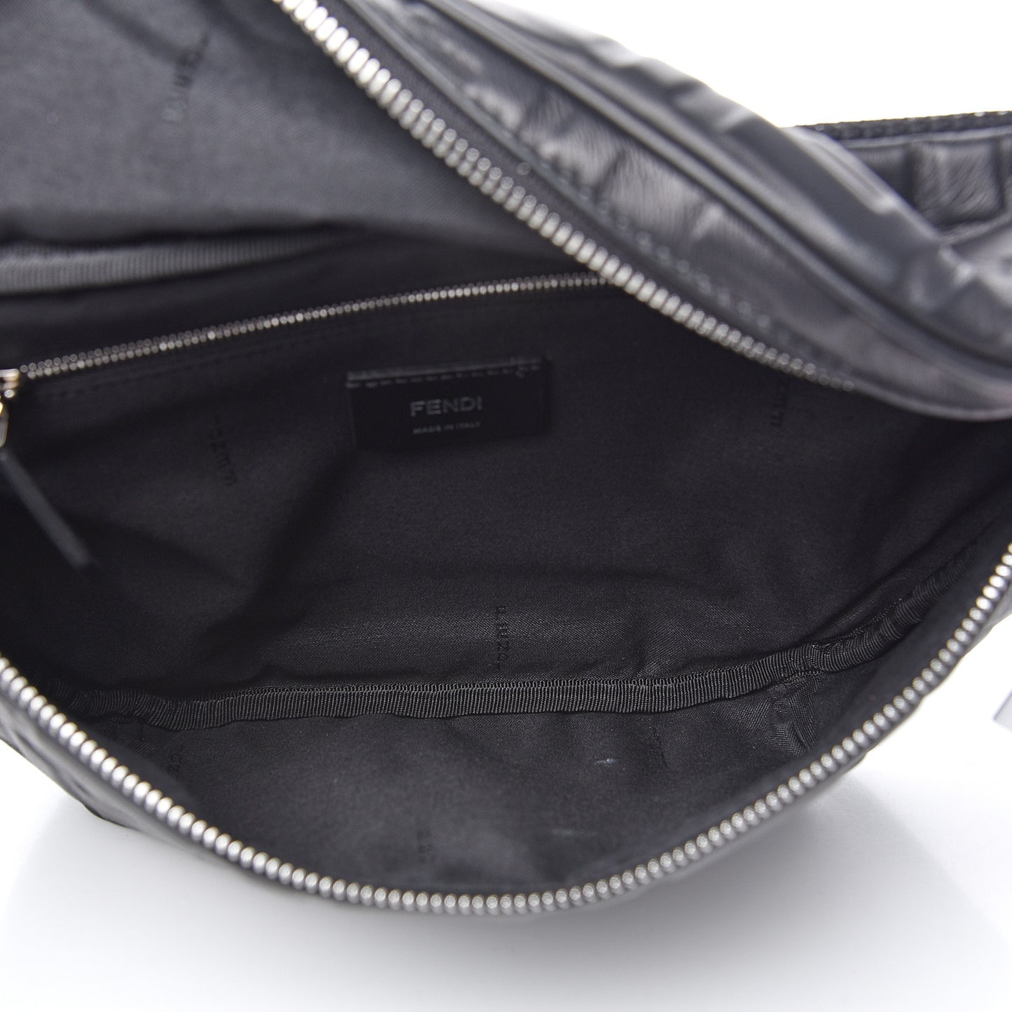 Nappa FF 1974 Embossed Belt Bag Black