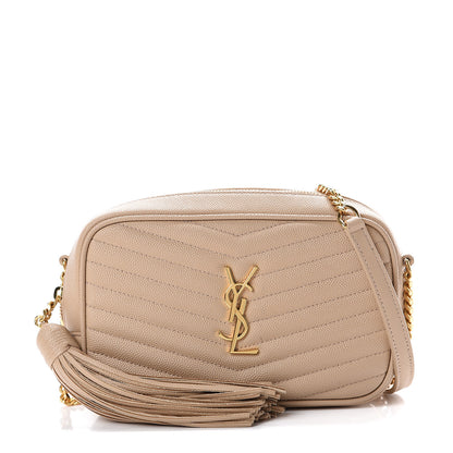 Saint Laurent Grain De Poudre Matelasse Monogram Mini Lou Camera Bag New Powder 1 of 10
