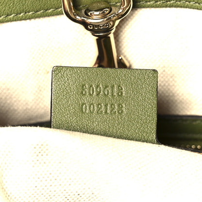 Gucci GG Supreme Monogram Medium Nice Tote Green 7 of 16