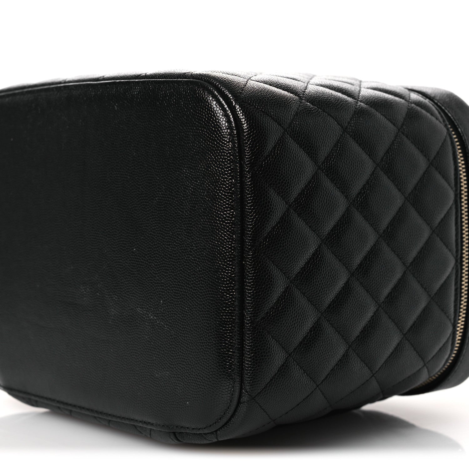 Chanel Caviar Quilted Large Vanity Pouch Black 10 of 12