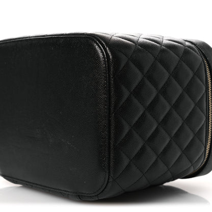 Chanel Caviar Quilted Large Vanity Pouch Black 10 of 12
