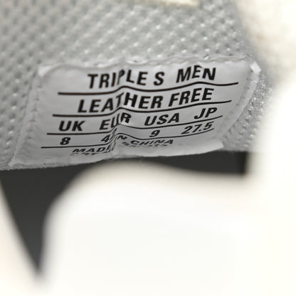 Balenciaga Technical Fabric Allover Logo Mens Triple S Sneakers 42 White Black 8 of 8