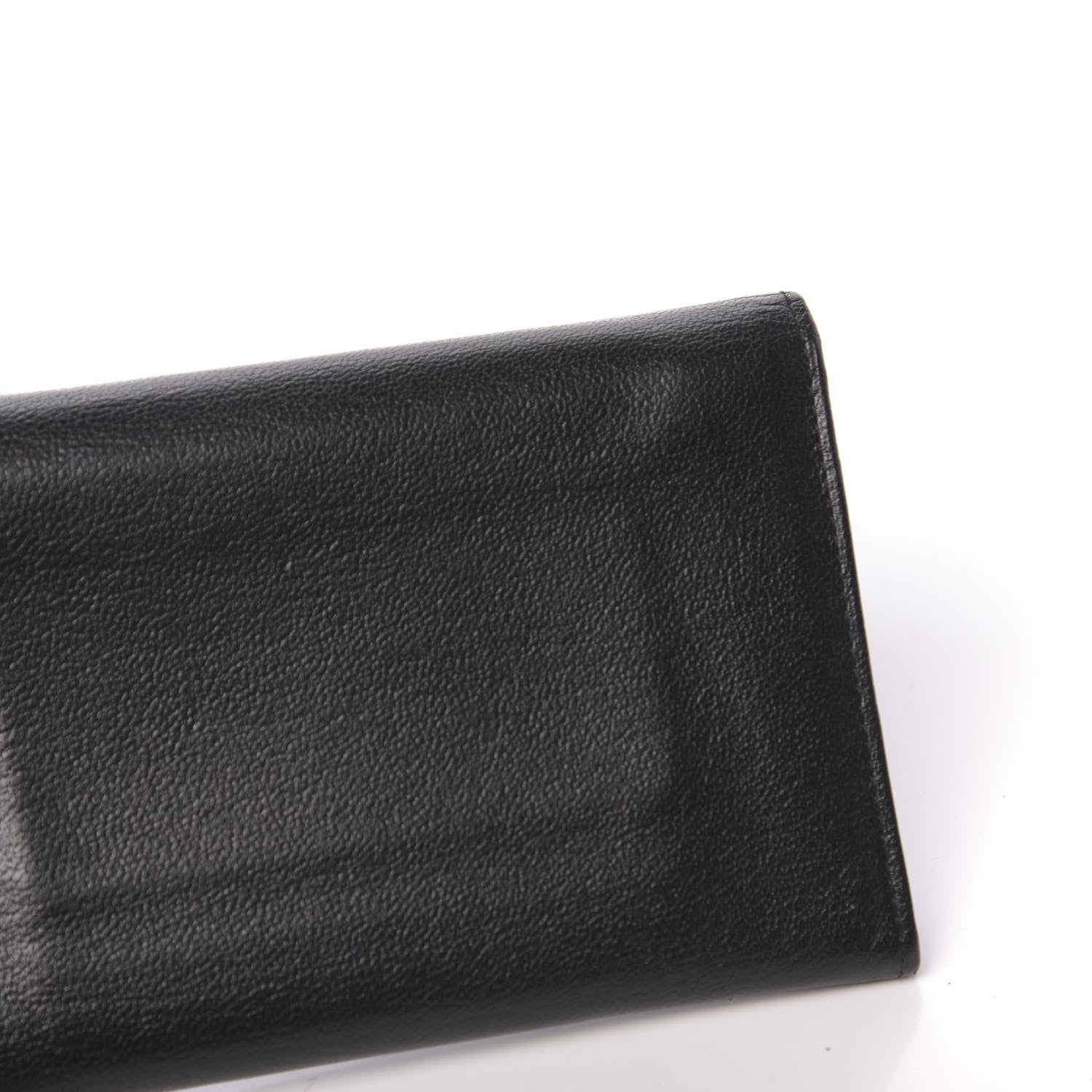Chanel Goatskin CC Compact Flap Wallet Black 9 of 10