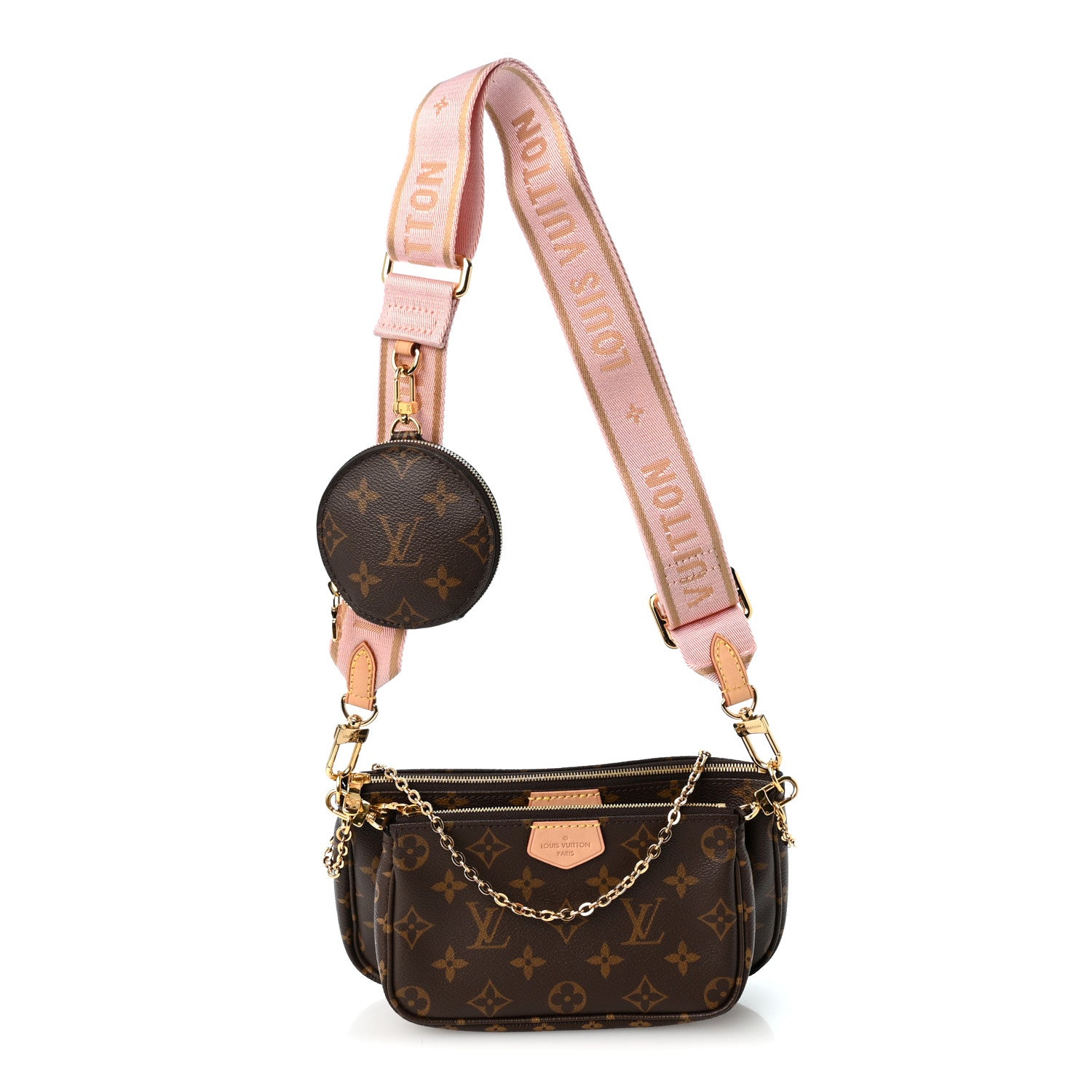Louis Vuitton Monogram Multi Pochette Accessories Rose Clair 1 of 11