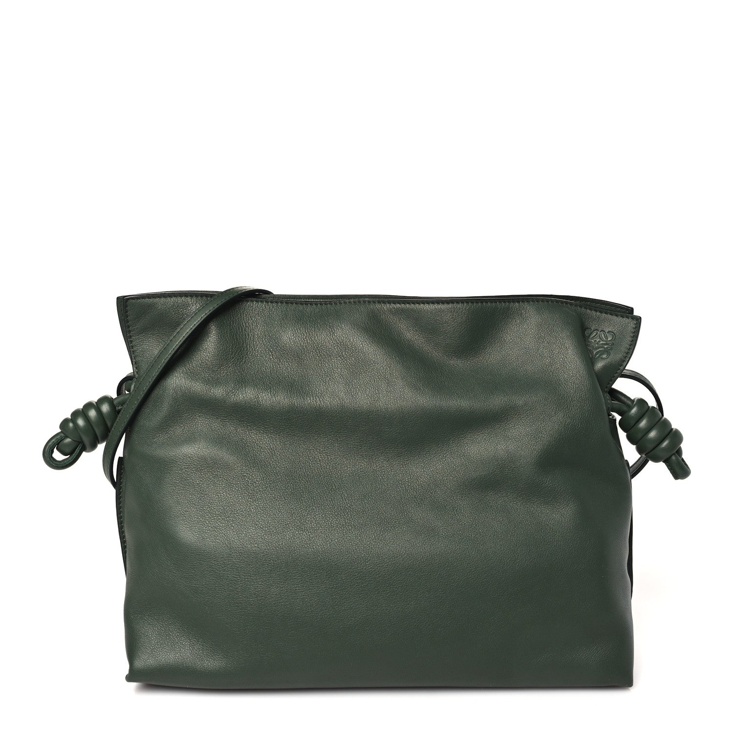 Loewe Nappa Flamenco Knot Clutch Vintage Khaki 1 of 10
