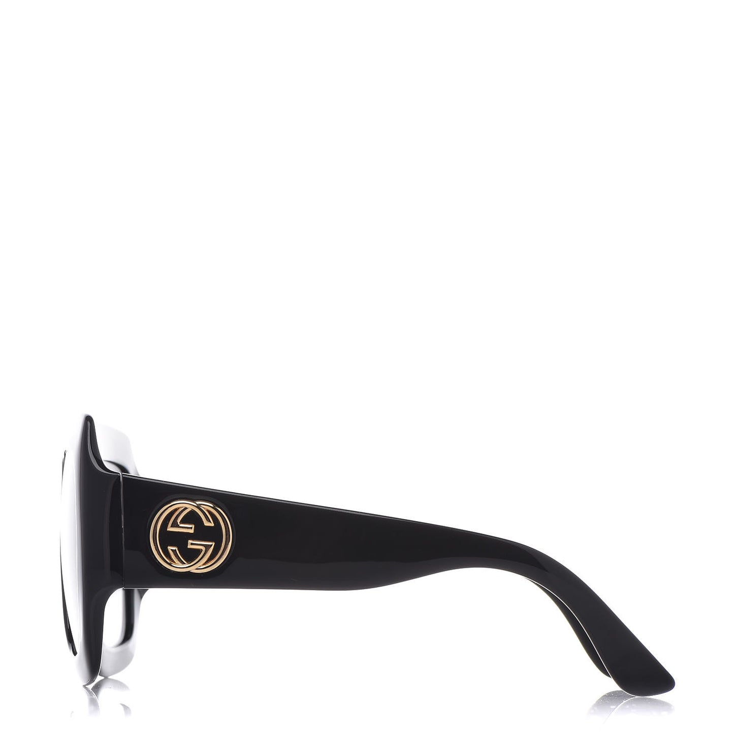 Acetate Square Frame Sunglasses GG 0053S Black