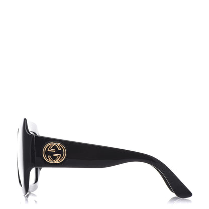 Gucci Acetate Square Frame Sunglasses GG 0053S Black 3 of 9