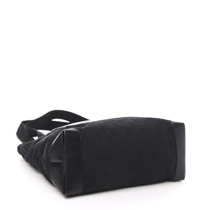 Gucci Nylon Calfskin Large Tote Black 4 of 12