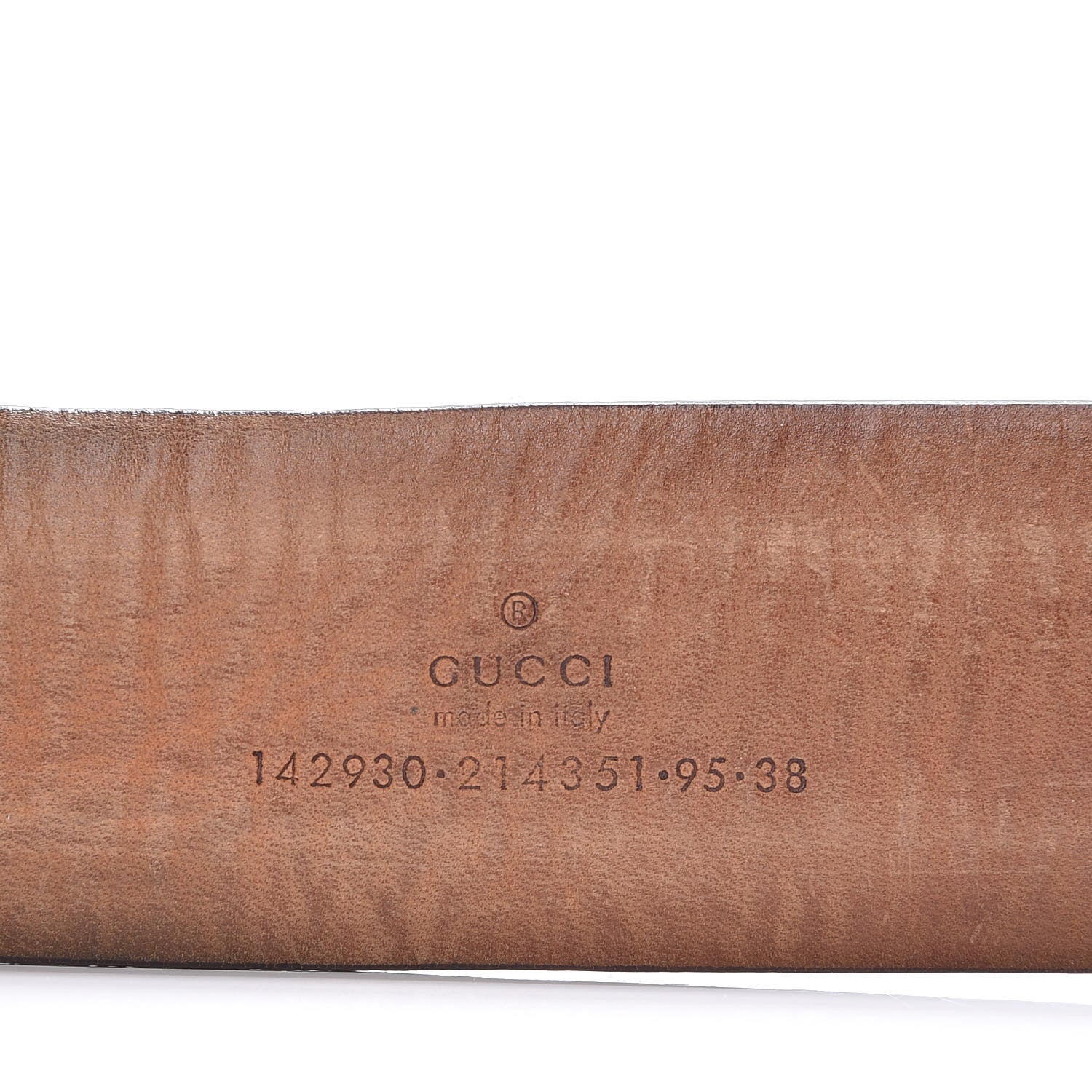 Gucci GG Supreme Monogram Niagara Lux Calfskin Interlocking G 40mm Belt 95 38 Beige Ebony Cocoa 6 of 20