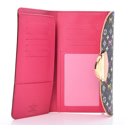 Louis Vuitton Monogram Multicolor Eugenie Wallet Black Grenade 5 of 7