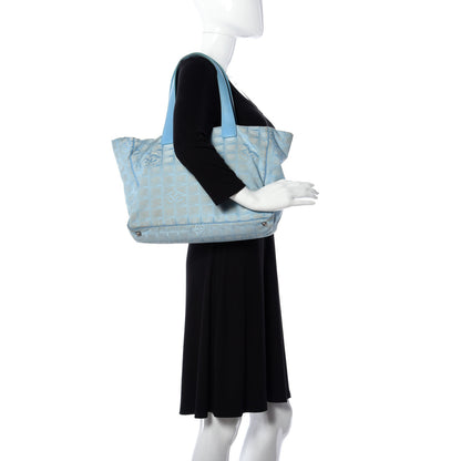 Chanel Nylon Travel Tote Blue 2 of 12