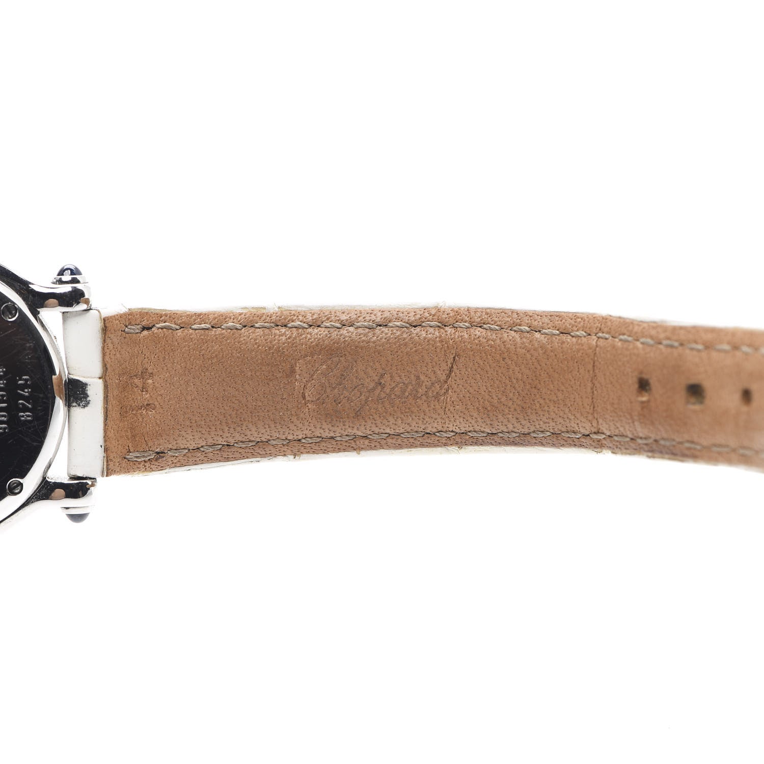 Chopard Stainless Steel Alligator Diamond Mother of Pearl 26mm Happy Sport Moon Star Quartz Watch 5 of 11