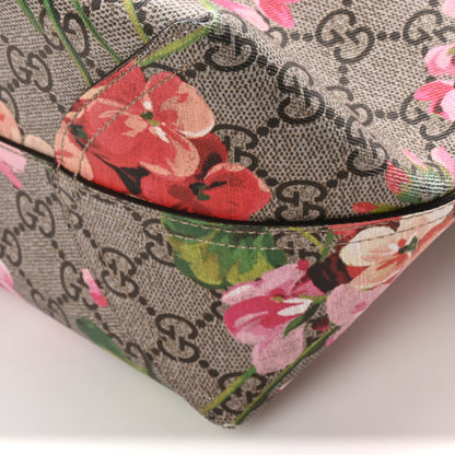 Gucci GG Supreme Monogram Blooms Large Reversible Tote Beige Multicolor Dry Rose 10 of 16