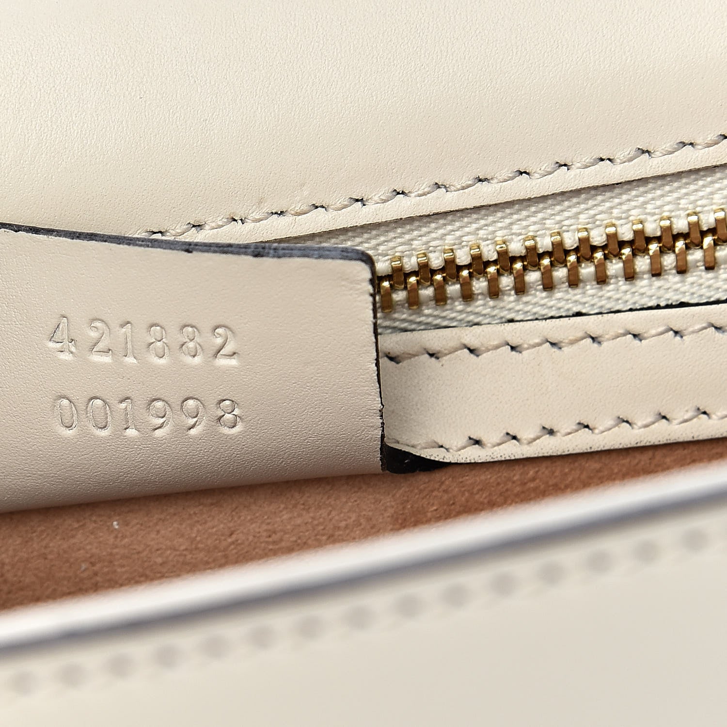 Gucci Calfskin Small Sylvie Shoulder Bag Off White 7 of 15