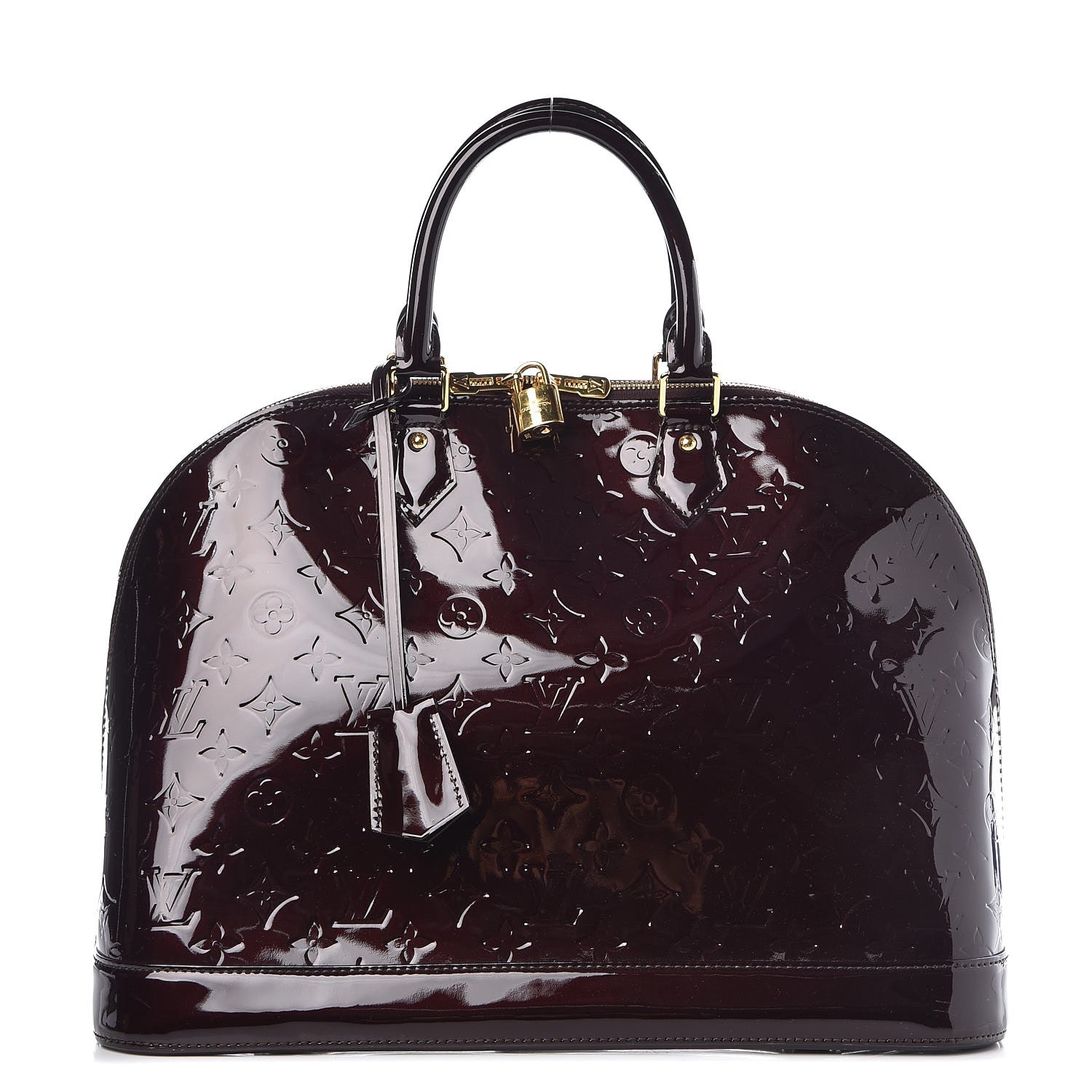 Louis Vuitton Vernis Alma GM Amarante 1 of 7