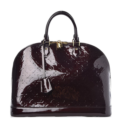 Louis Vuitton Vernis Alma GM Amarante 1 of 7