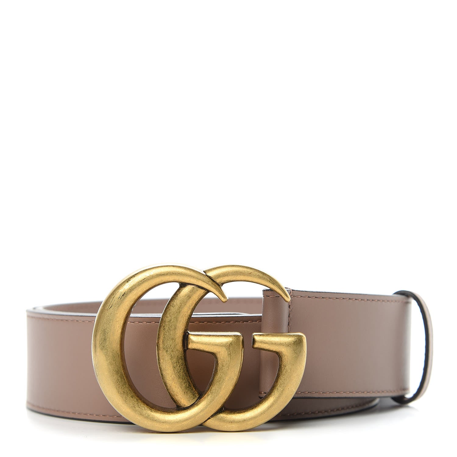 Gucci Calfskin Double G 40mm Belt 80 32 Porcelain Rose 1 of 7