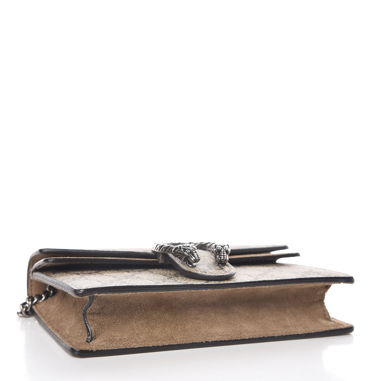 Gucci GG Supreme Monogram Super Mini Dionysus Shoulder Bag Taupe 4 of 10