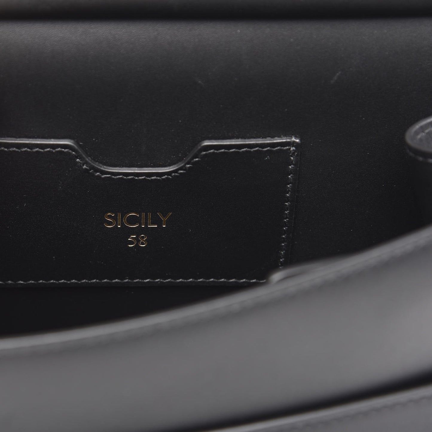 Vitello Morbido Large Sicily 58 Bag Black