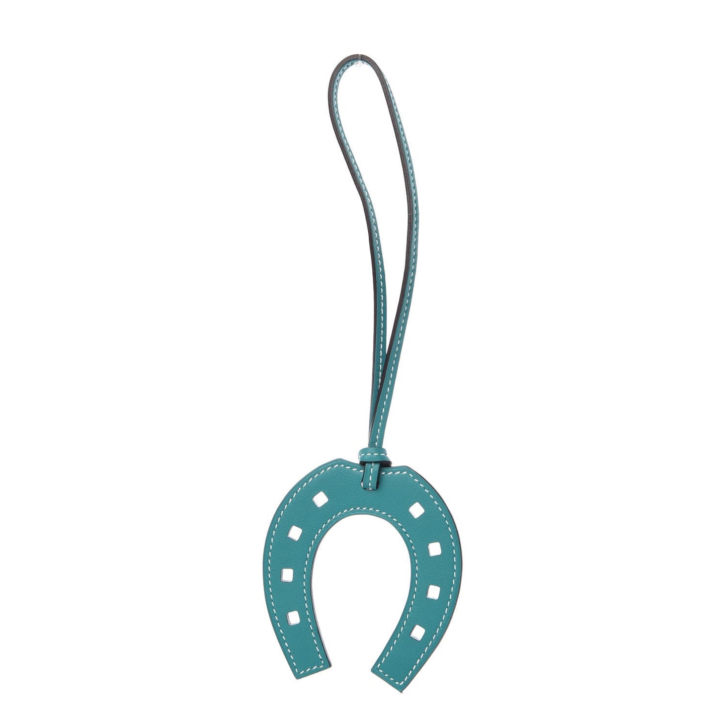 Swift Paddock Horseshoe Bag Charm Bleu Paon
