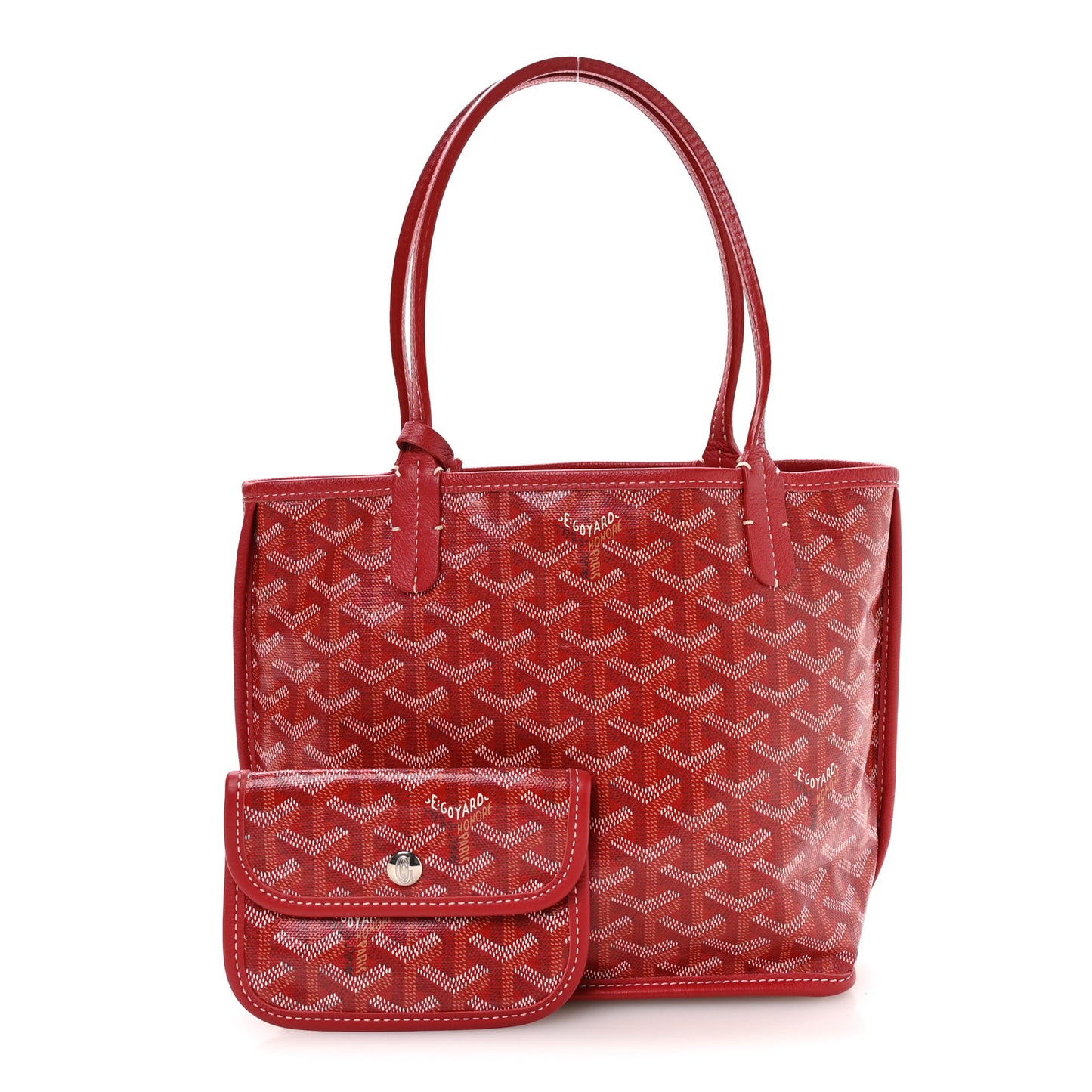 Goyardine Reversible Mini Anjou Red