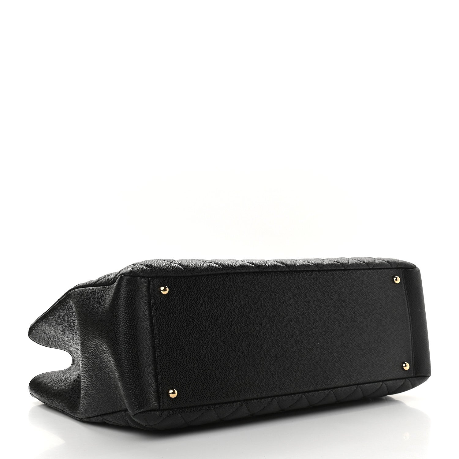 Chanel Caviar Quilted XL Grand Shopping Tote GST Black 4 of 10