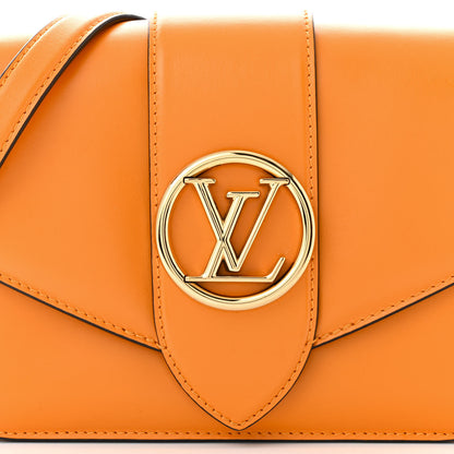 Louis Vuitton Smooth Calfskin LV Pont 9 Summer Gold 7 of 12