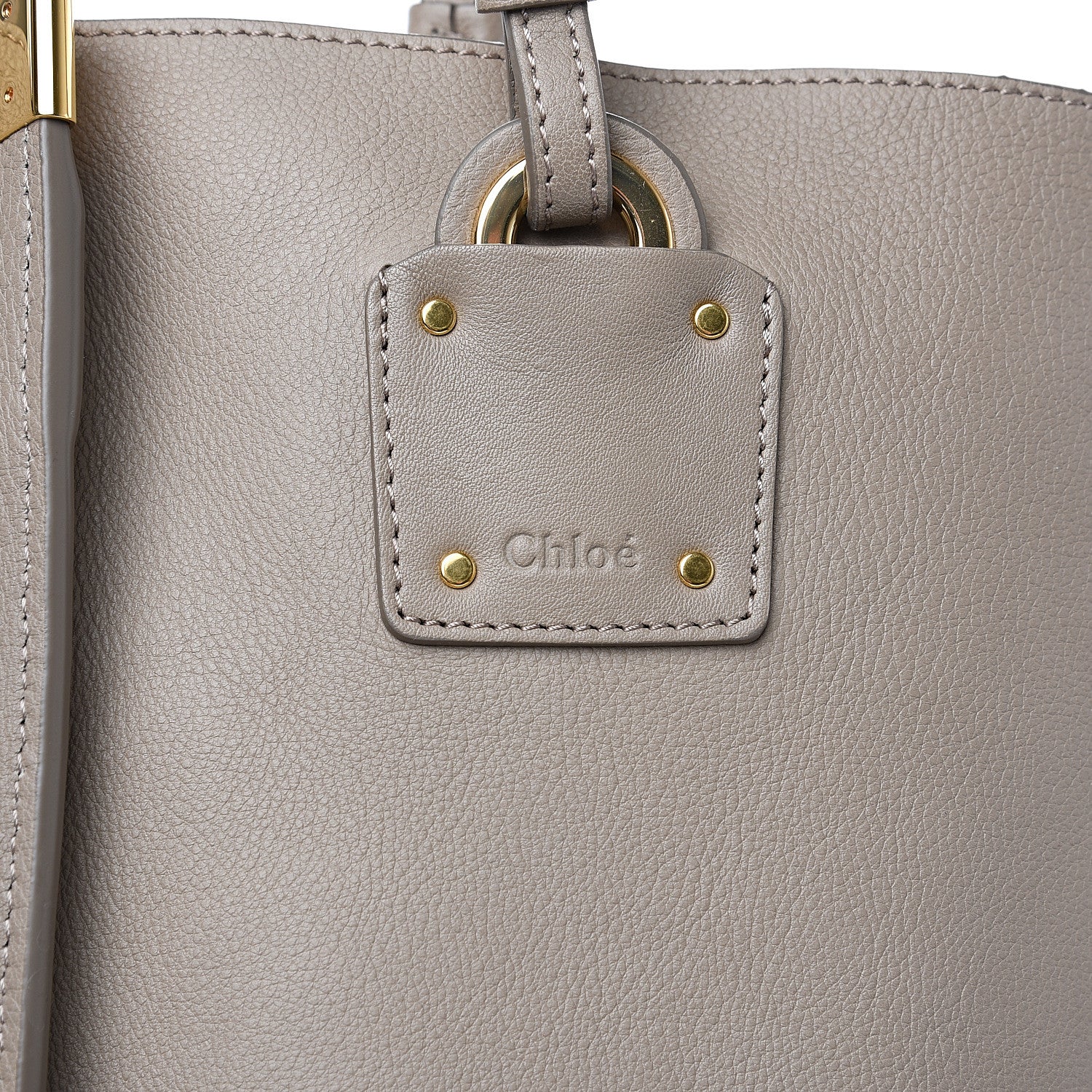 Chloe Smooth Calfskin Medium Vick Tote Motty Grey 5 of 9