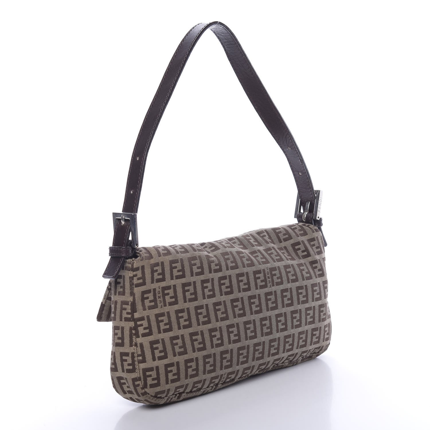 Fendi Zucchino Vitello Baguette Tobacco 3 of 10