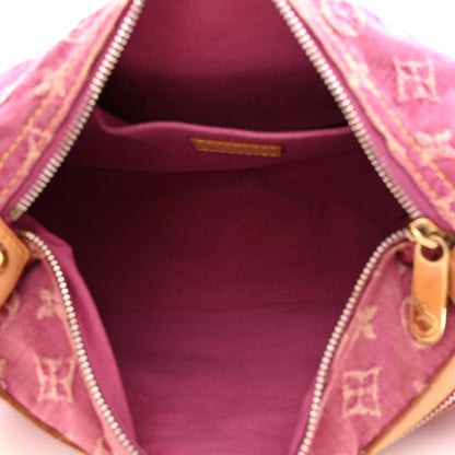 Louis Vuitton Denim Baggy PM Fuchsia 5 of 12