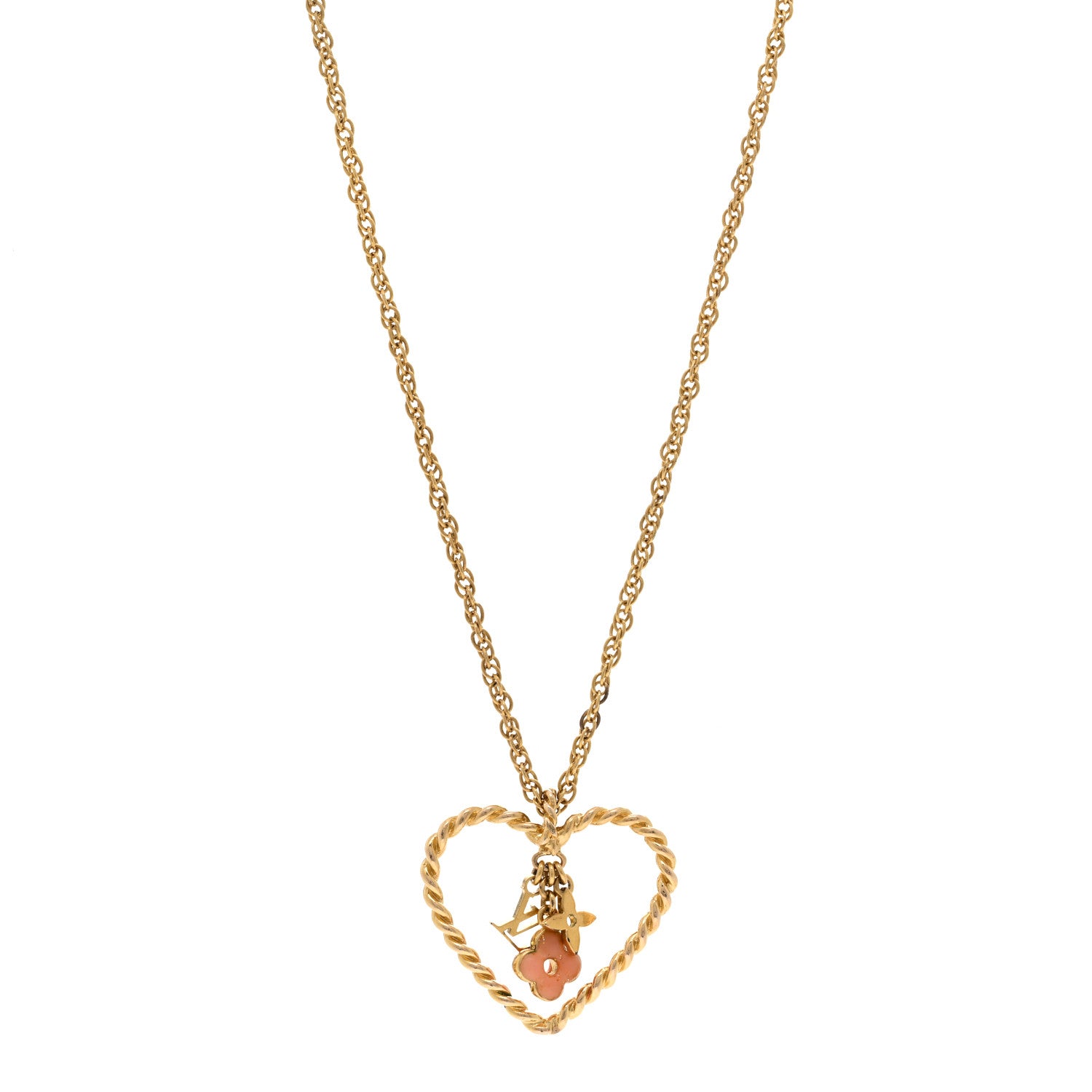 Louis Vuitton Sweet Monogram In My Heart Necklace 1 of 4