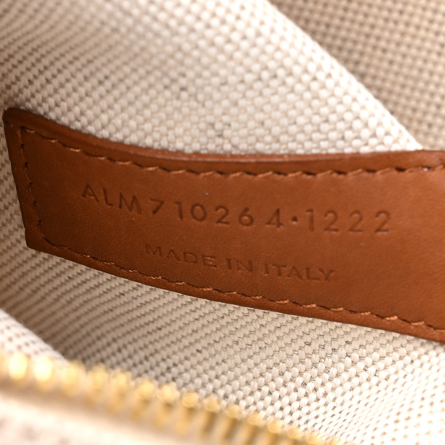 Saint Laurent Canvas Smooth Calfskin Universite North South Foldable Tote Naturel Brick 9 of 18