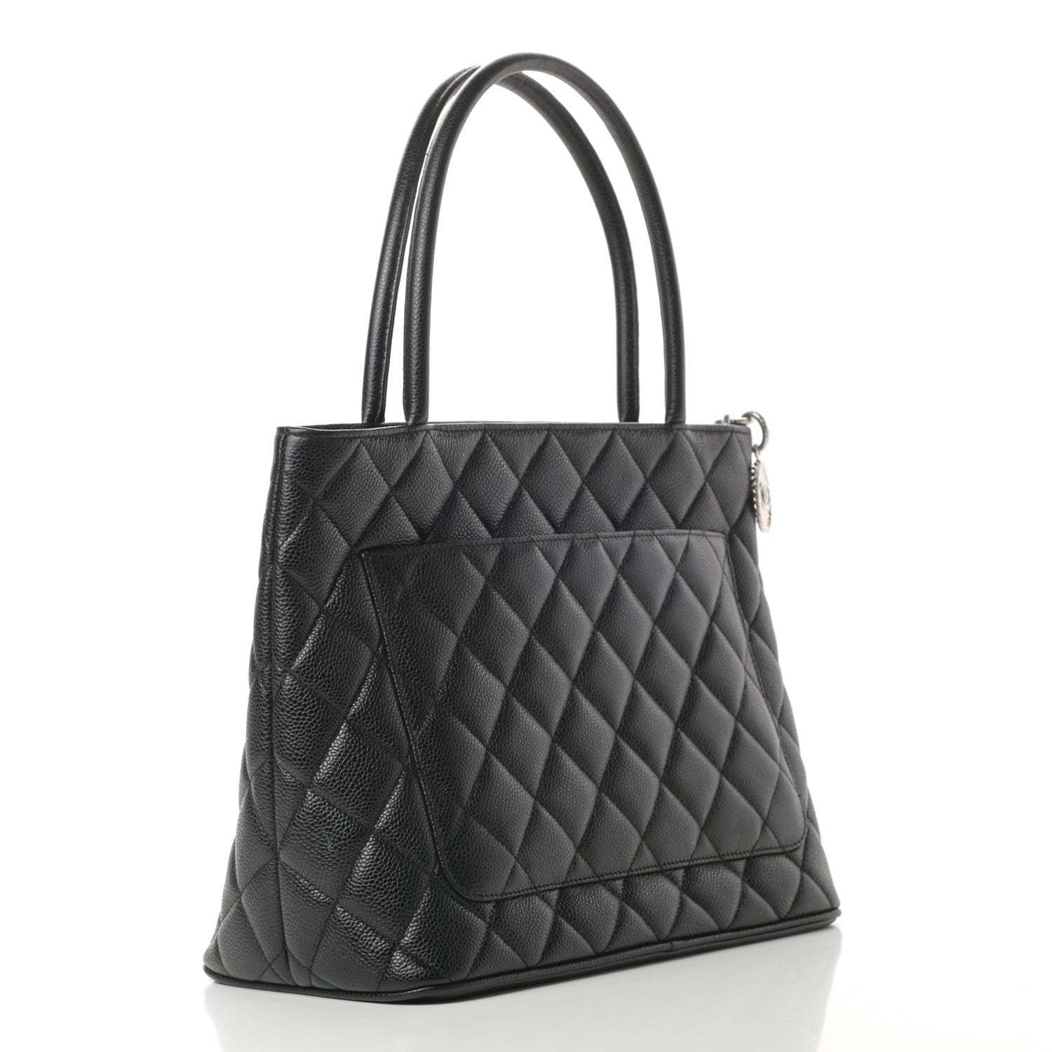 Chanel Caviar Quilted Medallion Tote Black 3 of 10