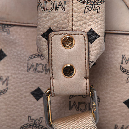 MCM Visetos Medium Sprinkle Stud Stark Backpack Beige 30 of 32
