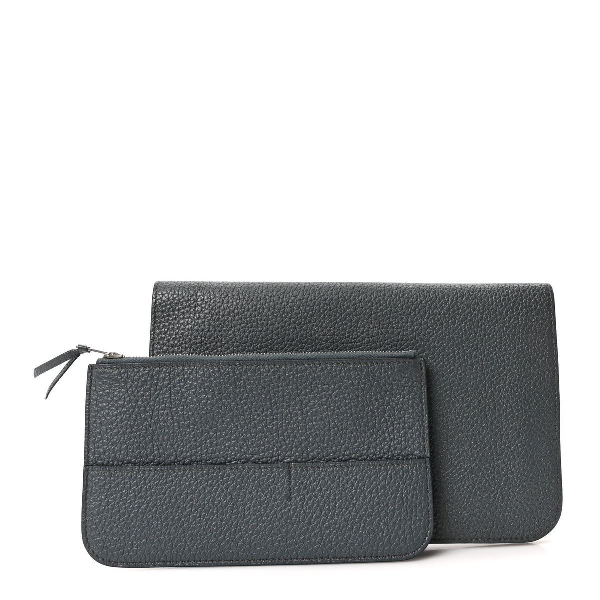 Hermes Togo Dogon Duo Wallet Bleu Orage 3 of 11