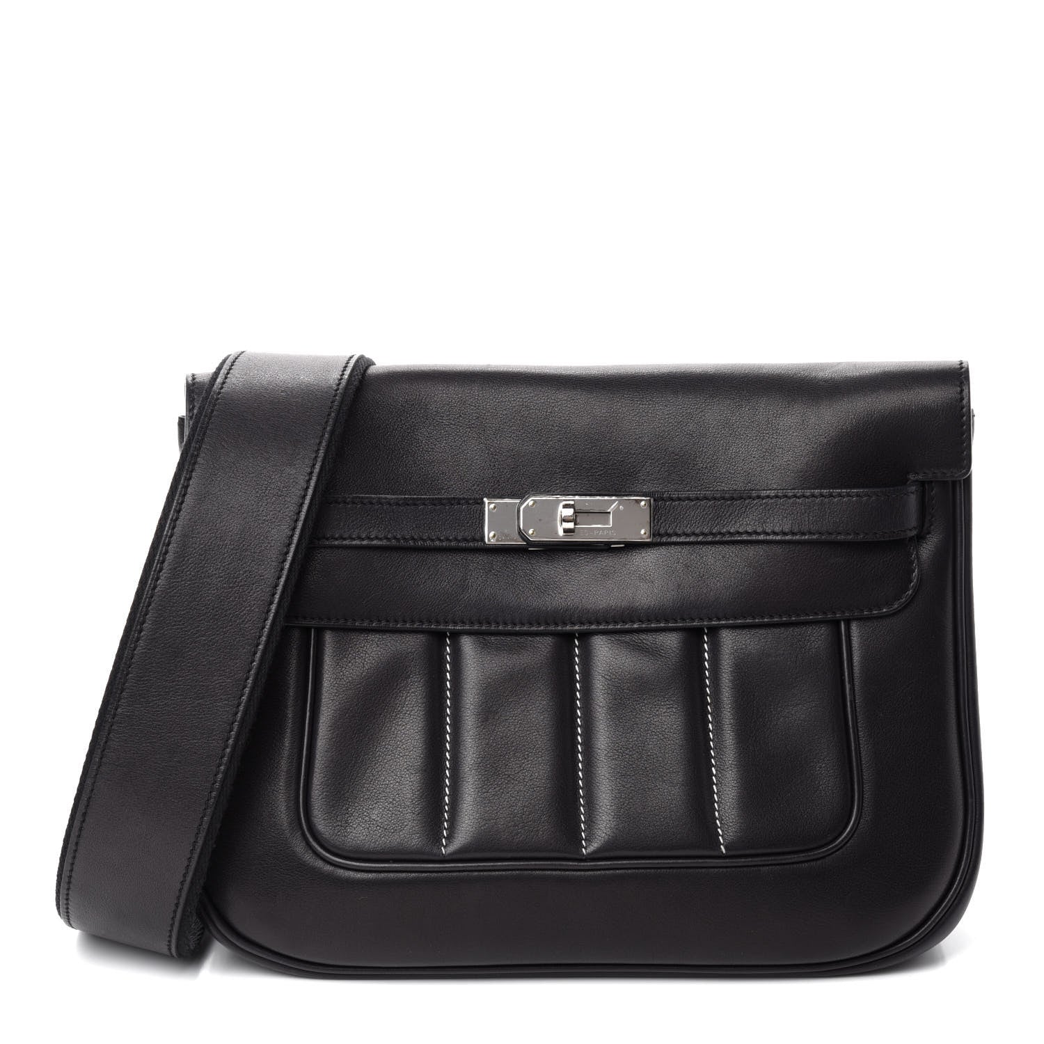 Hermes Veau Swift Sac Berline 28 Black 1 of 10