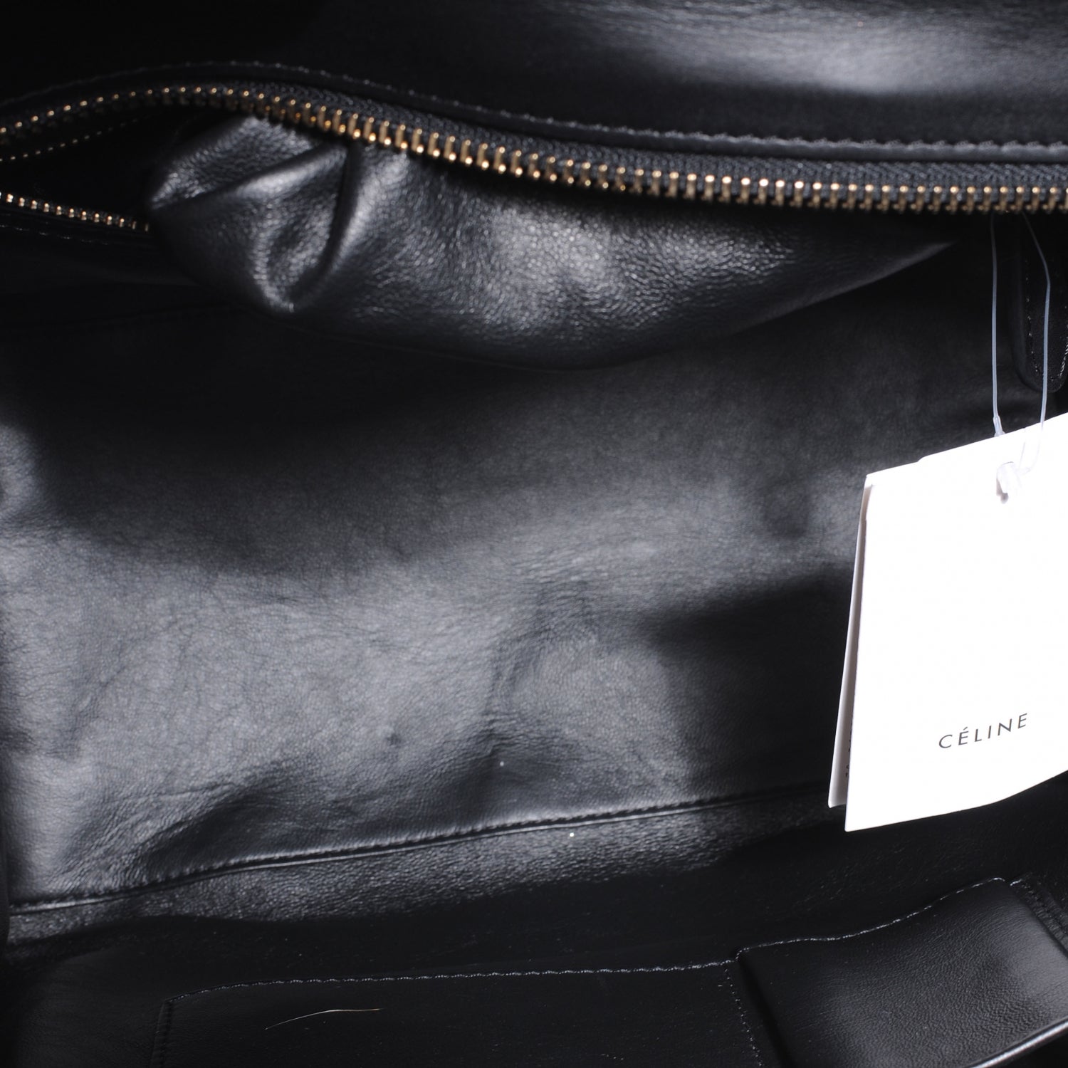 Celine Smooth Calfskin Suede Mini Tri-Color Luggage Black 5 of 6