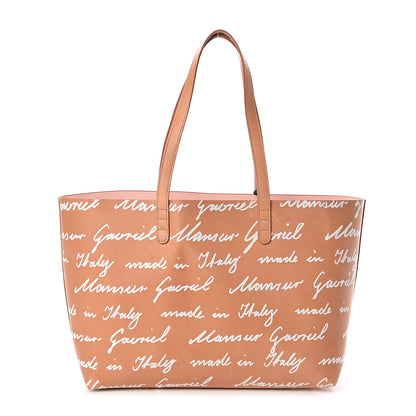 Mansur Gavriel Calfskin Small Logo Shopping Tote Caros 1 of 7