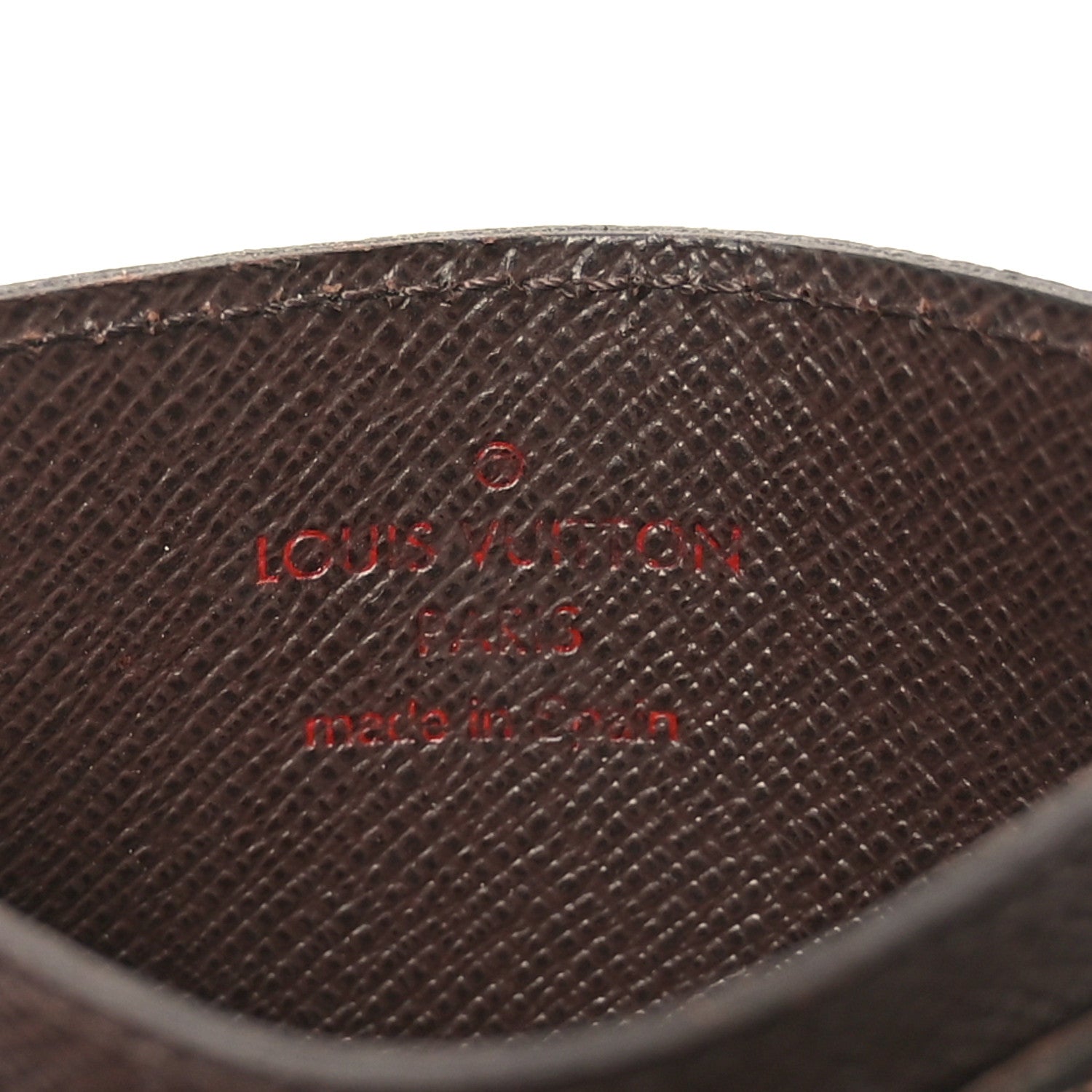 Louis Vuitton Damier Ebene Card Holder 6 of 6